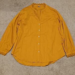 Marigold Button-Up Blouse